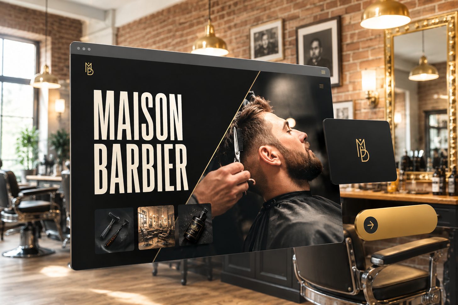 Site barbier — Maison Barbier, créé avec WilSam Studio